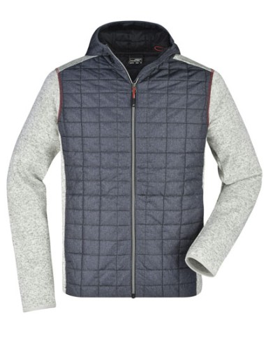 DAI-JN772-Mens Knitted Hybrid Jacket